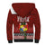 Tongan Christmas Sherpa Hoodie Kilisimasi Fiefia with Ngatu Art Tattoo