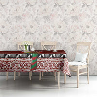Tongan Christmas Tablecloth Kilisimasi Fiefia with Ngatu Art Tattoo LT03 - Polynesian Pride