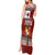 Tongan Christmas Tank Maxi Dress Kilisimasi Fiefia with Ngatu Art Tattoo