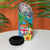 Fijians Iguana Tagimoucia Christmas 4 in 1 Can Cooler Tumbler Christmas Palm Tree and Hibiscus