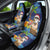 The Funny Santa Wears Sulu Christmas Car Seat Cover Fijian Christmas Palm Tree With Masi Art Tattoo