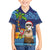 The Funny Santa Wears Sulu Christmas Hawaiian Shirt Fijian Christmas Palm Tree With Masi Art Tattoo