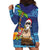 The Funny Santa Wears Sulu Christmas Hoodie Dress Fijian Christmas Palm Tree With Masi Art Tattoo