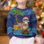 The Funny Santa Wears Sulu Christmas Kid Ugly Christmas Sweater Fijian Christmas Palm Tree With Masi Art Tattoo