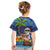 The Funny Santa Wears Sulu Christmas Kid T Shirt Fijian Christmas Palm Tree With Masi Art Tattoo