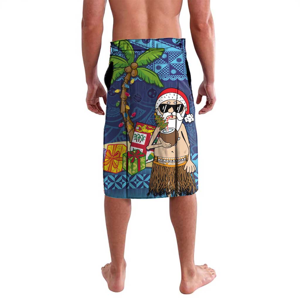 The Funny Santa Wears Sulu Christmas Lavalava Fijian Christmas Palm Tree With Masi Art Tattoo