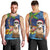 The Funny Santa Wears Sulu Christmas Men Tank Top Fijian Christmas Palm Tree With Masi Art Tattoo