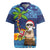 The Funny Santa Wears Sulu Christmas Rugby Jersey Fijian Christmas Palm Tree With Masi Art Tattoo