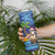 The Funny Santa Wears Sulu Christmas Skinny Tumbler Fijian Christmas Palm Tree With Masi Art Tattoo