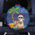 The Funny Santa Wears Sulu Christmas Spare Tire Cover Fijian Christmas Palm Tree With Masi Art Tattoo