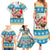 Hawaii Mele Kalikimaka Family Matching Summer Maxi Dress and Hawaiian Shirt Funny Santa and Coconut Mix Kakau Pattern LT03 - Polynesian Pride