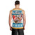 Hawaii Mele Kalikimaka Men Tank Top Funny Santa and Coconut Mix Kakau Pattern LT03 - Polynesian Pride