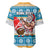 Custom Hawaii Mele Kalikimaka Baseball Jersey Funny Santa and Coconut Mix Kakau Pattern LT03 - Polynesian Pride