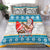 Custom Hawaii Mele Kalikimaka Bedding Set Funny Santa and Coconut Mix Kakau Pattern LT03 - Polynesian Pride