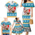 Custom Hawaii Mele Kalikimaka Family Matching Mermaid Dress and Hawaiian Shirt Funny Santa and Coconut Mix Kakau Pattern LT03 - Polynesian Pride