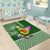 Hawaii Area Rug Aloha Funny Avocado Mix Kakau Hawaiian Tribal LT03 - Polynesian Pride