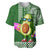 Hawaii Baseball Jersey Aloha Funny Avocado Mix Kakau Hawaiian Tribal LT03 Green - Polynesian Pride