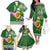 Hawaii Family Matching Off Shoulder Long Sleeve Dress and Hawaiian Shirt Aloha Funny Avocado Mix Kakau Hawaiian Tribal LT03 - Polynesian Pride