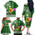 Hawaii Family Matching Off Shoulder Long Sleeve Dress and Hawaiian Shirt Aloha Funny Avocado Mix Kakau Hawaiian Tribal LT03 - Polynesian Pride