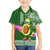 Hawaii Family Matching Off Shoulder Short Dress and Hawaiian Shirt Aloha Funny Avocado Mix Kakau Hawaiian Tribal LT03 Son's Shirt Green - Polynesian Pride