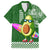 Hawaii Family Matching Puletasi Dress and Hawaiian Shirt Aloha Funny Avocado Mix Kakau Hawaiian Tribal LT03 Dad's Shirt - Short Sleeve Green - Polynesian Pride