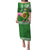 Hawaii Puletasi Aloha Funny Avocado Mix Kakau Hawaiian Tribal LT03 Long Dress Green - Polynesian Pride