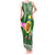 Hawaii Tank Maxi Dress Aloha Funny Avocado Mix Kakau Hawaiian Tribal LT03 Women Green - Polynesian Pride