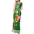 Hawaii Tank Maxi Dress Aloha Funny Avocado Mix Kakau Hawaiian Tribal LT03 - Polynesian Pride