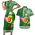 Aloha Avocado Funny Fruits Custom Couples Matching Short Sleeve Bodycon Dress and Hawaiian Shirt Mix Hawaiian Kakau Tribal LT03 Green - Polynesian Pride