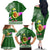 Aloha Avocado Funny Fruits Custom Family Matching Off Shoulder Long Sleeve Dress and Hawaiian Shirt Mix Hawaiian Kakau Tribal LT03 - Polynesian Pride