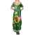 Aloha Avocado Funny Fruits Custom Family Matching Summer Maxi Dress and Hawaiian Shirt Mix Hawaiian Kakau Tribal LT03 - Polynesian Pride