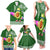 Aloha Avocado Funny Fruits Custom Family Matching Tank Maxi Dress and Hawaiian Shirt Mix Hawaiian Kakau Tribal LT03 - Polynesian Pride