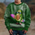 Aloha Avocado Funny Fruits Custom Kid Ugly Christmas Sweater Mix Hawaiian Kakau Tribal LT03 - Polynesian Pride