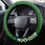 Aloha Avocado Funny Fruits Custom Steering Wheel Cover Mix Hawaiian Kakau Tribal