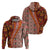 Hawaii Native Tapa Elements and Hibiscus Flowers Zip Hoodie LT03 - Polynesian Pride