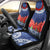 Samoan Tapa Car Seat Cover Ula Fala and Teuila Flower LT03 - Polynesian Pride