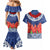 Samoan Tapa Couples Matching Mermaid Dress and Hawaiian Shirt Ula Fala and Teuila Flower LT03 - Polynesian Pride