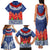 Samoan Tapa Family Matching Tank Maxi Dress and Hawaiian Shirt Ula Fala and Teuila Flower LT03 - Polynesian Pride