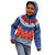 Samoan Tapa Kid Hoodie Ula Fala and Teuila Flower LT03 - Polynesian Pride