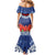 Samoan Tapa Mermaid Dress Ula Fala and Teuila Flower LT03 - Polynesian Pride