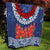 Samoan Tapa Quilt Ula Fala and Teuila Flower LT03 - Polynesian Pride