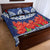 Samoan Tapa Quilt Bed Set Ula Fala and Teuila Flower LT03 - Polynesian Pride