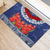 Samoan Tapa Rubber Doormat Ula Fala and Teuila Flower LT03 - Polynesian Pride