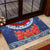 Samoan Tapa Rubber Doormat Ula Fala and Teuila Flower LT03 - Polynesian Pride