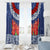 Samoan Tapa Window Curtain Ula Fala and Teuila Flower LT03 - Polynesian Pride