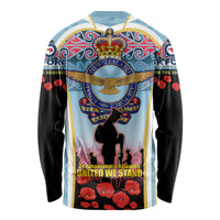 Royal New Zealand Air Force ANZAC Day Long Sleeve Shirt Te Tauaarangi o Aotearoa LT03 - Polynesian Pride