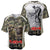 New Zealand and Australia ANZAC Day Baseball Jersey Koala and Kiwi Bird Soldier Gallipoli Camouflage Style LT03 - Polynesian Pride