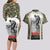 New Zealand and Australia ANZAC Day Couples Matching Long Sleeve Bodycon Dress and Hawaiian Shirt Koala and Kiwi Bird Soldier Gallipoli Camouflage Style LT03 - Polynesian Pride