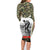 New Zealand and Australia ANZAC Day Family Matching Long Sleeve Bodycon Dress and Hawaiian Shirt Koala and Kiwi Bird Soldier Gallipoli Camouflage Style LT03 - Polynesian Pride