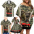 New Zealand and Australia ANZAC Day Family Matching Off Shoulder Short Dress and Hawaiian Shirt Koala and Kiwi Bird Soldier Gallipoli Camouflage Style LT03 - Polynesian Pride